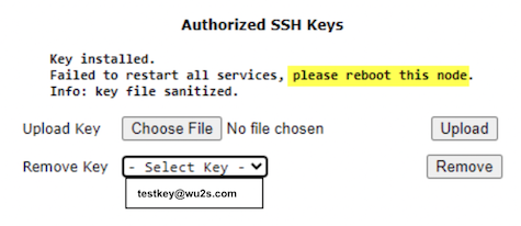 Create new file for public key